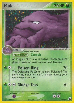 Muk (11)/92 Holo Rare Reverse Holofoil