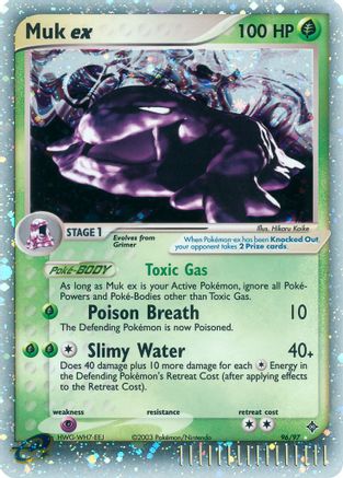 Muk ex (96)/97 Ultra Rare Holofoil
