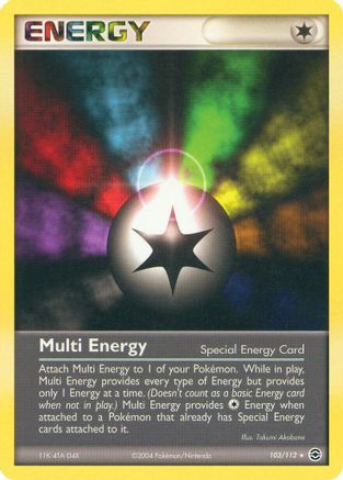 Multi Energy (103)/112 Rare Reverse Holofoil