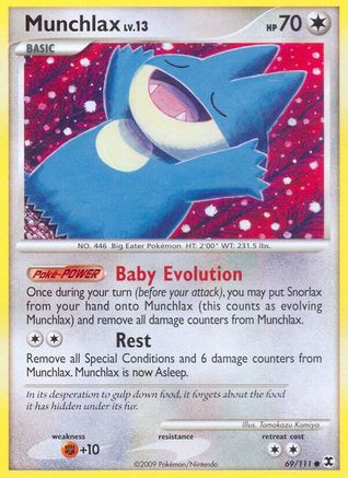 Munchlax (69) (69)/111 Common Reverse Holofoil