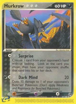 Murkrow (47)/100 Uncommon Reverse Holofoil
