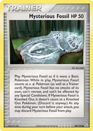 Mysterious Fossil (92)/110 Common Reverse Holofoil