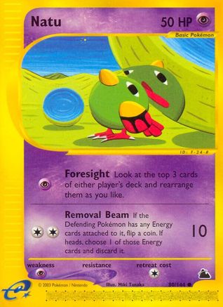 Natu (80)/144 Common Reverse Holofoil