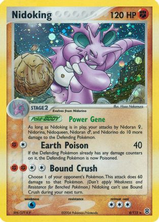 Nidoking (8)/112 Holo Rare