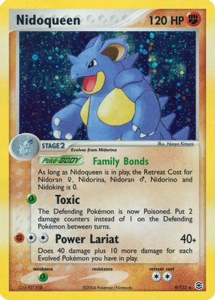 Nidoqueen (9)/112 Holo Rare