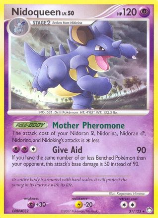 Nidoqueen (31)/123 Rare Reverse Holofoil