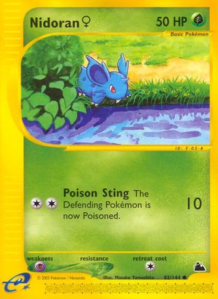 Nidoran F (82) (82)/144 Common Reverse Holofoil