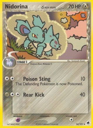 Nidorina (Delta Species) (34)/101 Uncommon