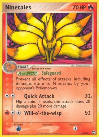 Ninetales (19)/108 Rare