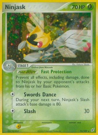 Ninjask (13)/107 Holo Rare Reverse Holofoil