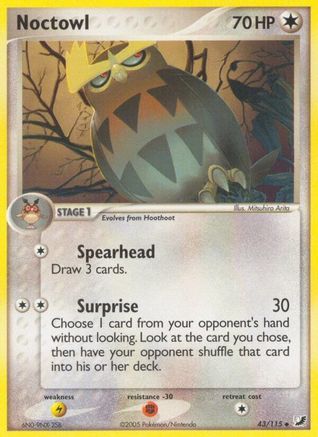 Noctowl (43)/115 Uncommon Reverse Holofoil