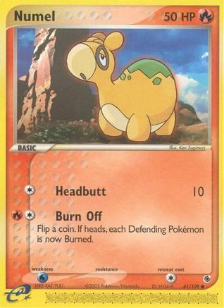 Numel (61)/109 Common Reverse Holofoil