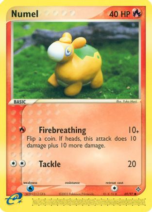 Numel - 69/97 (69)/97 Common Reverse Holofoil
