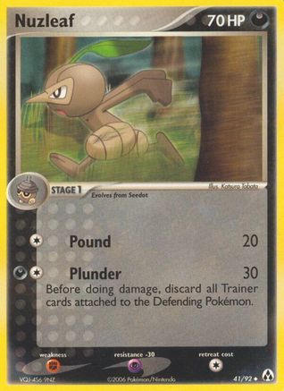 Nuzleaf (41)/92 Uncommon