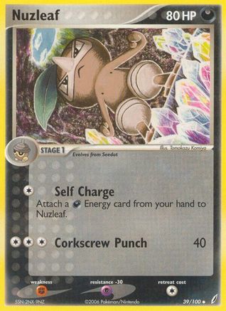Nuzleaf (39)/100 Uncommon Reverse Holofoil