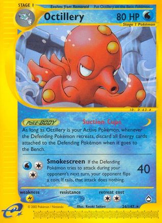 Octillery (26)/147 Rare Reverse Holofoil