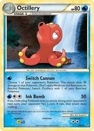 Octillery (6)/95 Holo Rare Reverse Holofoil