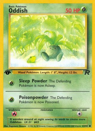 Oddish (63)/82 Common 1st Edition