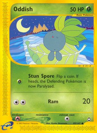 Oddish (97)/147 Common Reverse Holofoil