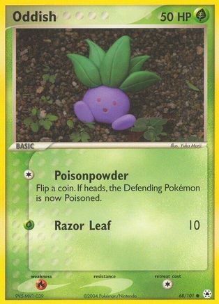 Oddish (68)/101 Common Reverse Holofoil