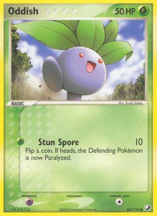 Oddish (64)/115 Common Reverse Holofoil