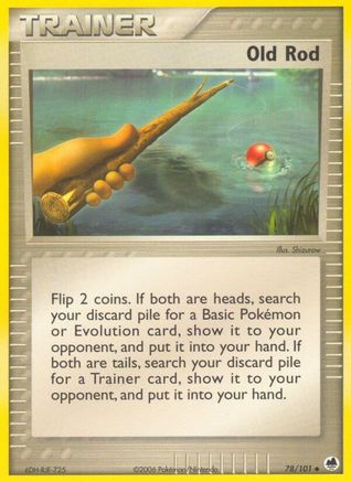 Old Rod (78)/101 Uncommon Reverse Holofoil