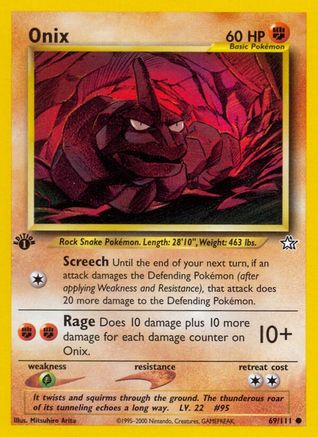 Onix (69)/111 Common 1st Edition