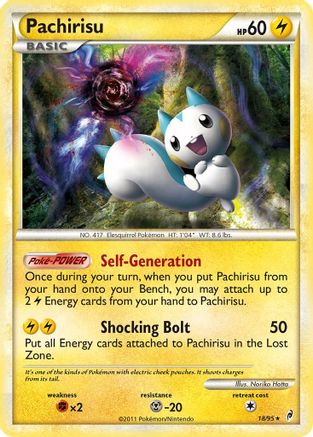 Pachirisu (18)/95 Holo Rare Reverse Holofoil