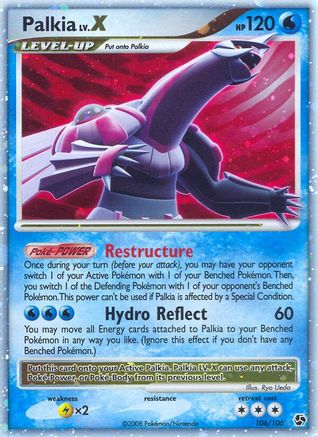 Palkia LV.X (106)/106 Ultra Rare Holofoil