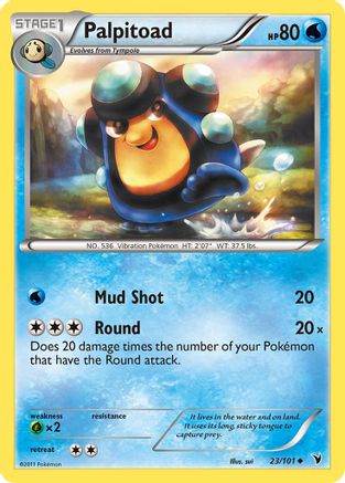 Palpitoad (23)/101 Uncommon