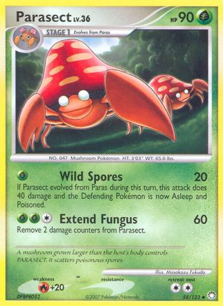 Parasect (58)/123 Uncommon