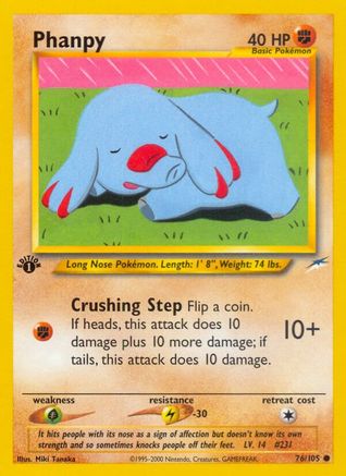 Phanpy (76)/105 Common 1st Edition