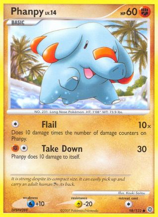 Phanpy (98)/132 Common Reverse Holofoil