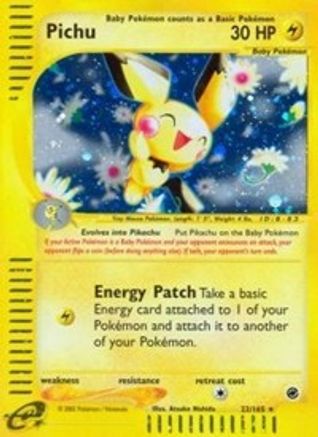Pichu (22) (22)/165 Holo Rare Holofoil