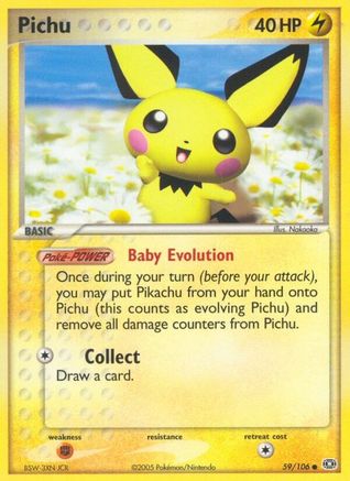 Pichu (59)/106 Common Reverse Holofoil