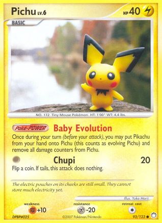 Pichu (93)/123 Common Reverse Holofoil