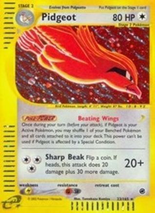 Pidgeot (23) (23)/165 Holo Rare Reverse Holofoil