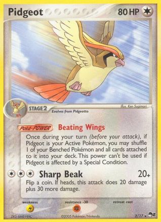 Pidgeot (2)/17 Rare Holofoil