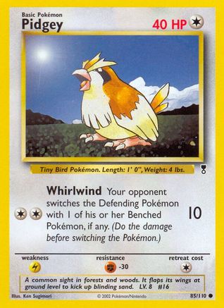 Pidgey (85)/110 Common Reverse Holofoil