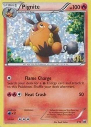 Pignite - 4/12 (4)/12 Promo Holofoil