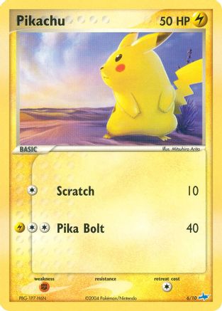 Pikachu (6)/10 Common