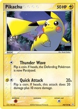 Pikachu (78)/110 Common Reverse Holofoil