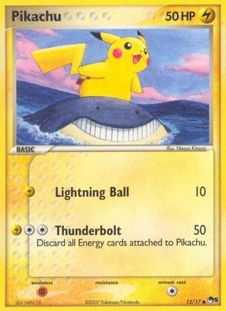 Pikachu (12)/17 Common Holofoil