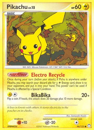 Pikachu (94)/123 Common Reverse Holofoil