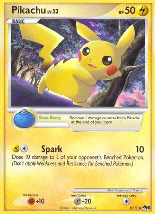 Pikachu (9)/17 Common Holofoil