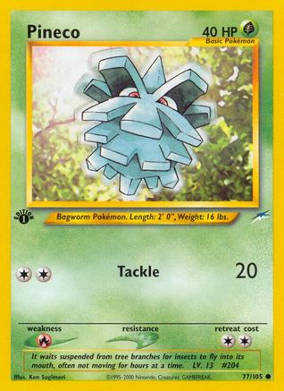 Pineco (77)/105 Common 1st Edition