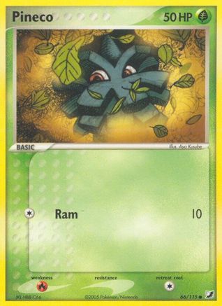 Pineco (66)/115 Common Reverse Holofoil