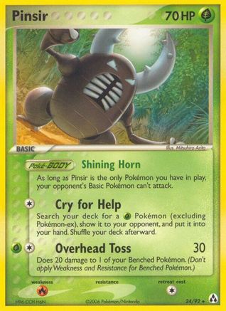 Pinsir (24)/92 Rare Reverse Holofoil