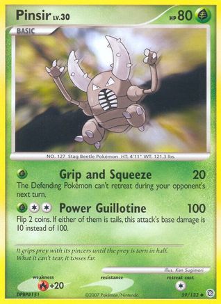 Pinsir (59)/132 Uncommon Reverse Holofoil