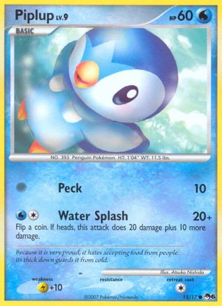 Piplup (15)/17 Common Holofoil